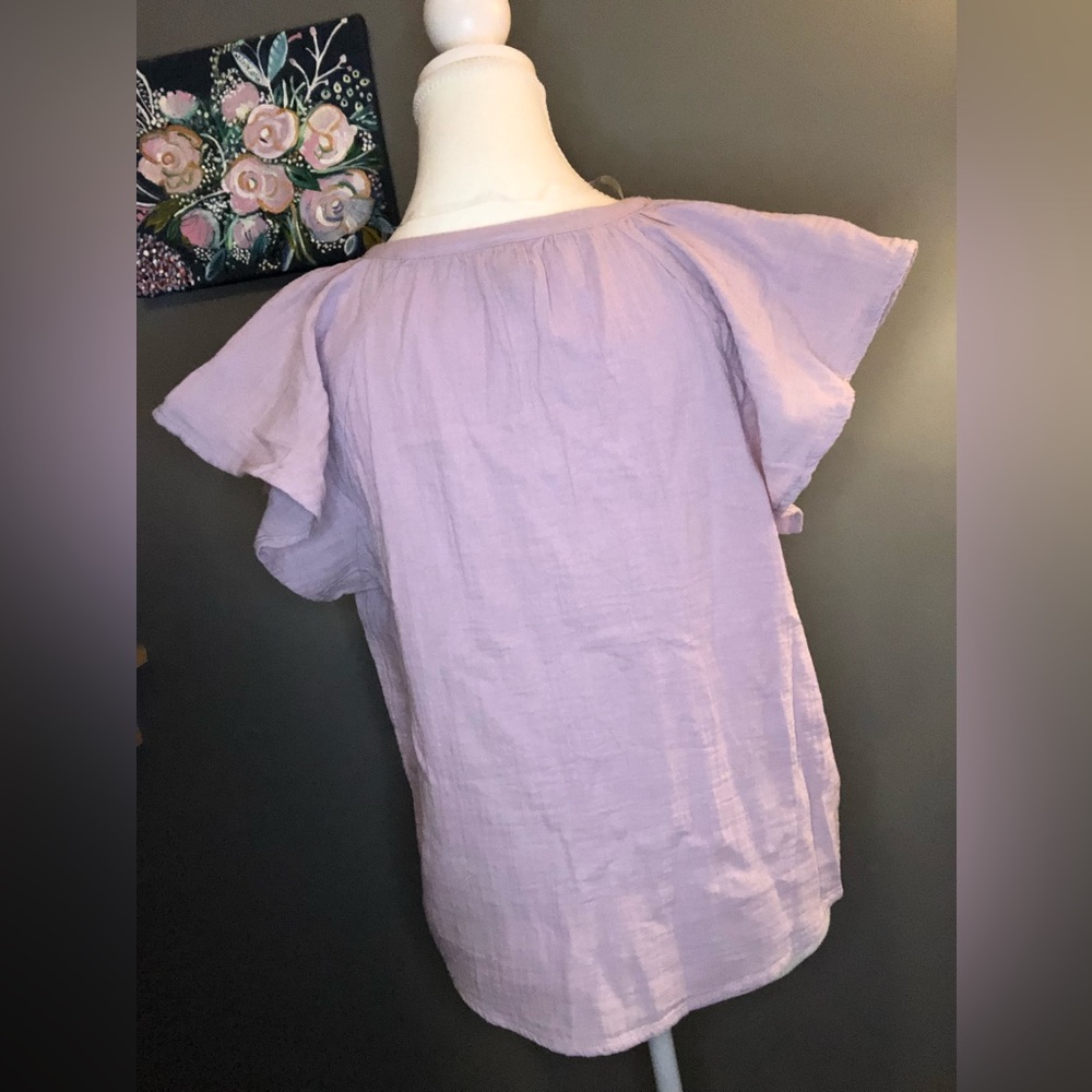 ❤️Universal Thread NWOT Ruffle Sleeve Top - Picture 4 of 7